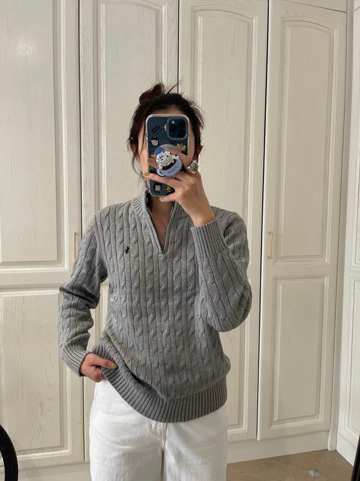 Polo Ralph Lauren 針織半拉鍊毛衣 [黑五優惠中 店主自留灰色超美]