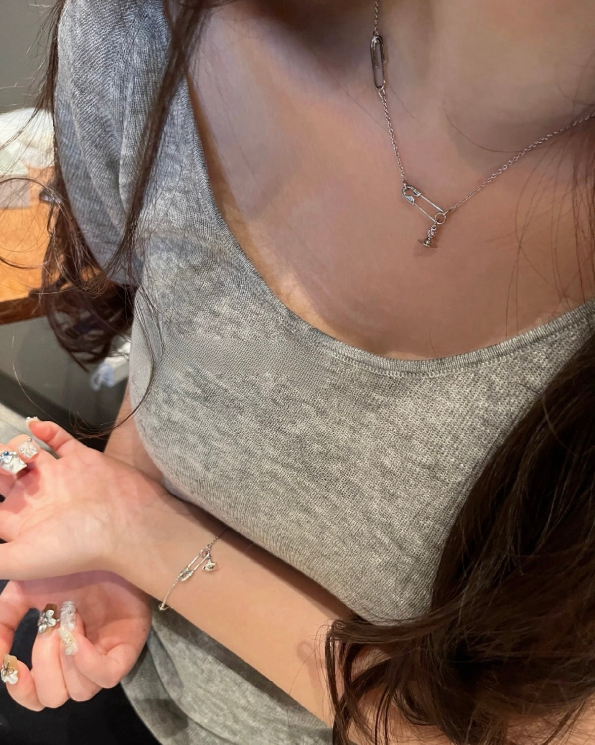 Vivienne Westwood Safety Pin Pendant Necklace 最新925純銀扣針🧷