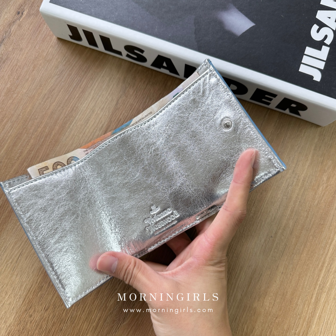 Vivienne Westwood Envelope Mini Wallet 掌心小銀包 BABY BLUE小羊皮