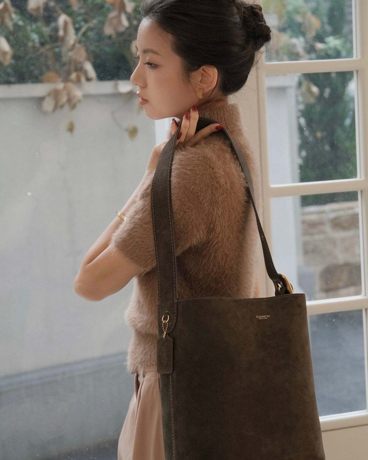 Coach Bleecker Bucket Bag 水桶袋［橄欖綠美國連線優惠中 大尺寸］