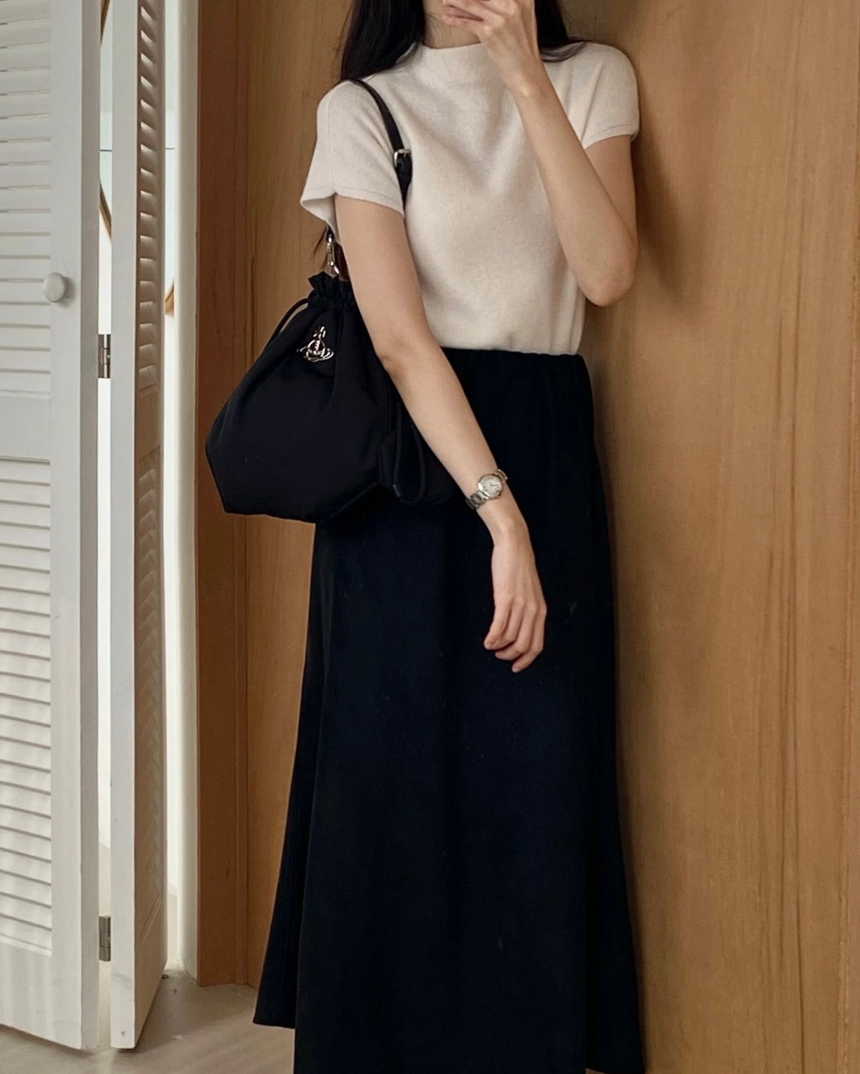 Vivienne Westwood Drawstring Shoulder Bag [$100 off for Singles' Day! HOT ITEM! Extra Large Capacity Durable Bag]