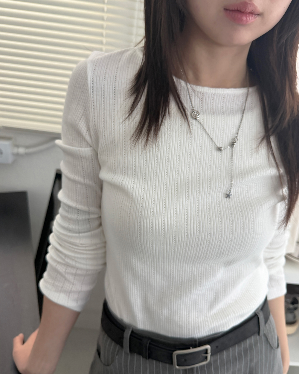 韓國選物🇰🇷 Grumpy Stuff Star Shell Drop Necklace