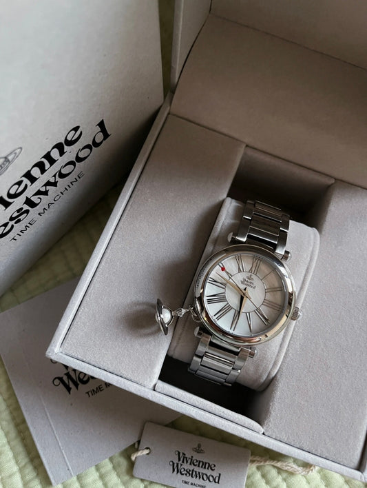Vivienne Westwood Stainless Orb Watch 32mm [超可愛連星球小吊墜]