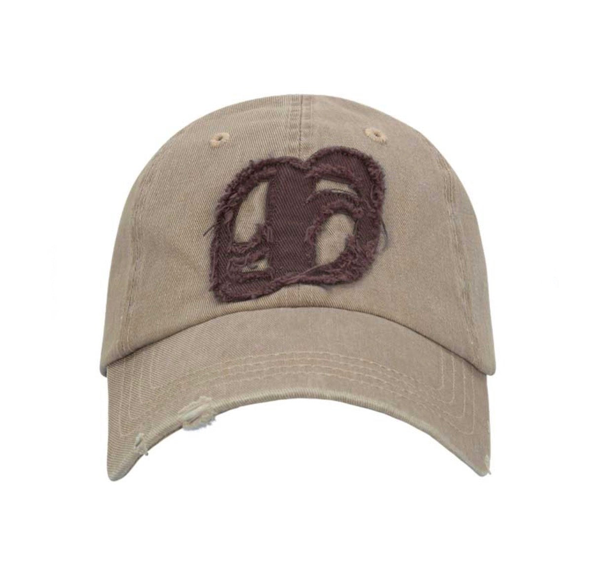 Ason Patch Ball Cap 最新韓國選物🇰🇷拼布爛邊99 Logo棒球帽［深帽修飾臉型 超顯臉細!］