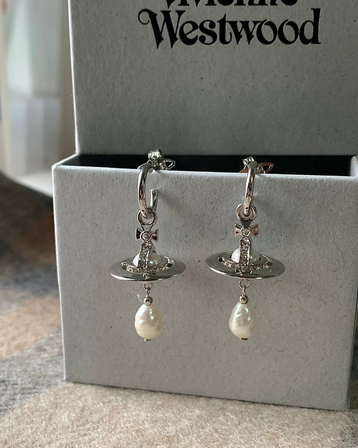 Vivienne Westwood Aleksa Earring 巴洛克水滴珍珠 [絕美歐洲復古風]