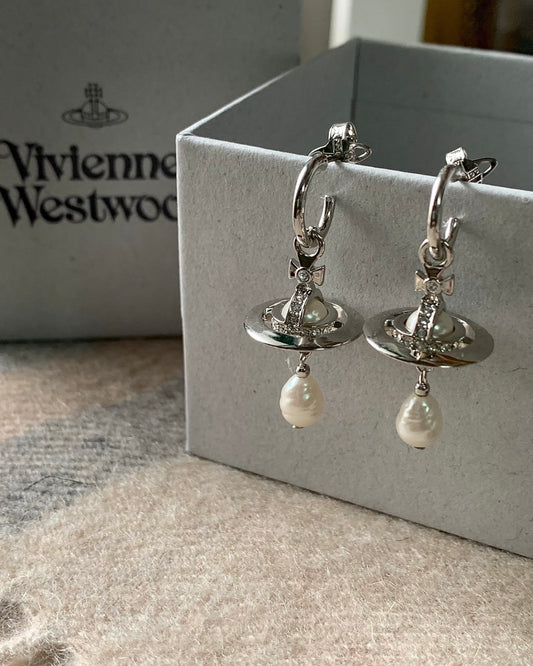 Vivienne Westwood Aleksa Earring 巴洛克水滴珍珠 [絕美歐洲復古風]
