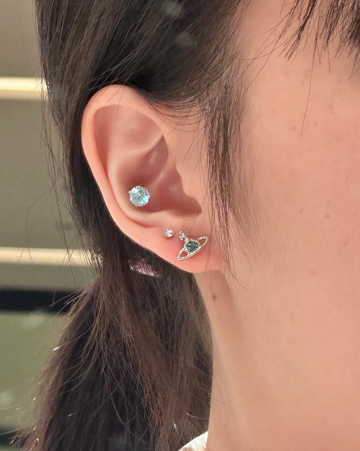 Vivienne Westwood Nano Solitaire Earrings [Cortis同款!小尺寸可放耳骨]