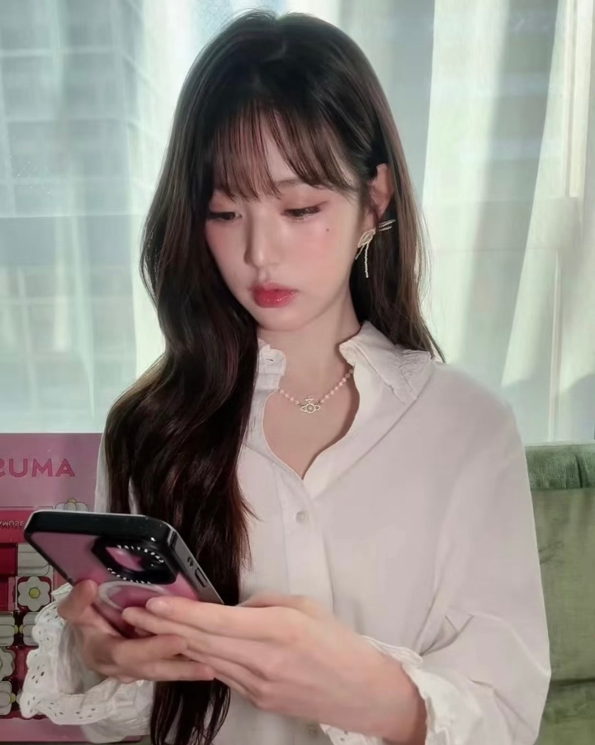 Vivienne Westwood Olympia Necklace 張元英同款珍珠頸鏈