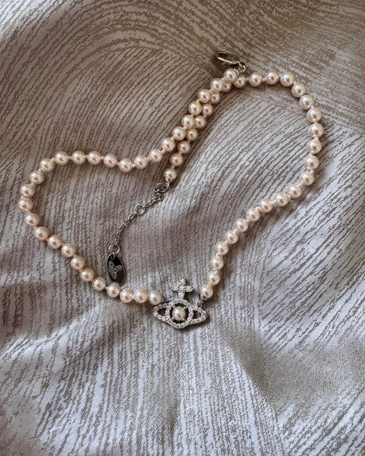 Vivienne Westwood Olympia Necklace 張元英同款珍珠頸鏈