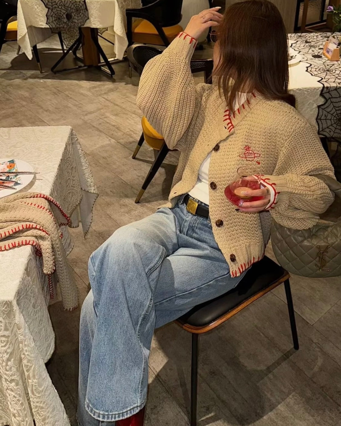 Vivienne Westwood 2025最新日本限定 毛衣連頸巾套裝 [日本直送!]