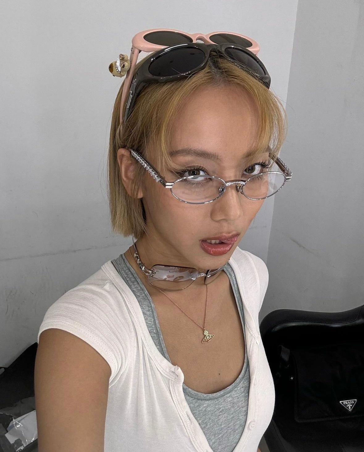 Vivienne Westwood Thin Lines Flat Orb Necklace [Marf同款S