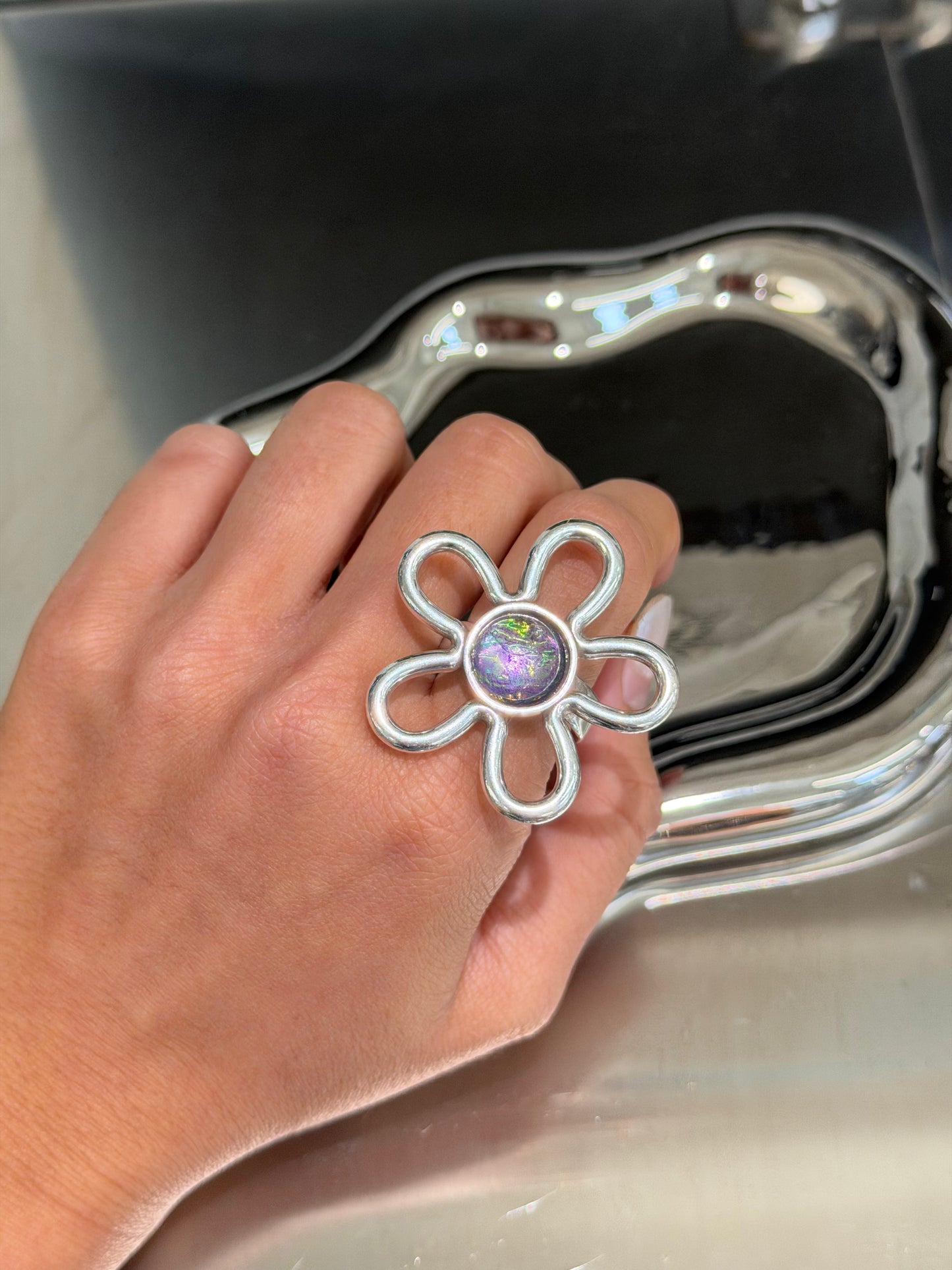 Otro Accesorio 西班牙手工飾物 - Hollow Flower Ring [NEW ITEM!]