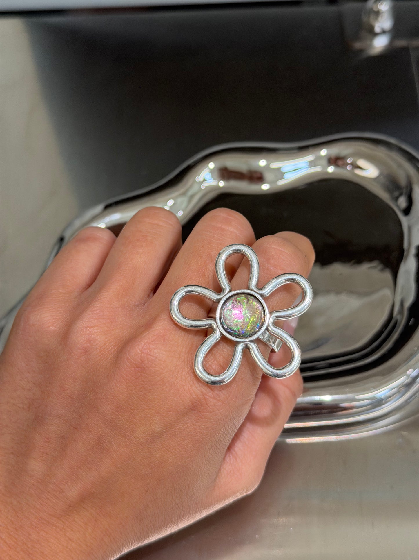 Otro Accesorio 西班牙手工飾物 - Hollow Flower Ring [NEW ITEM!]