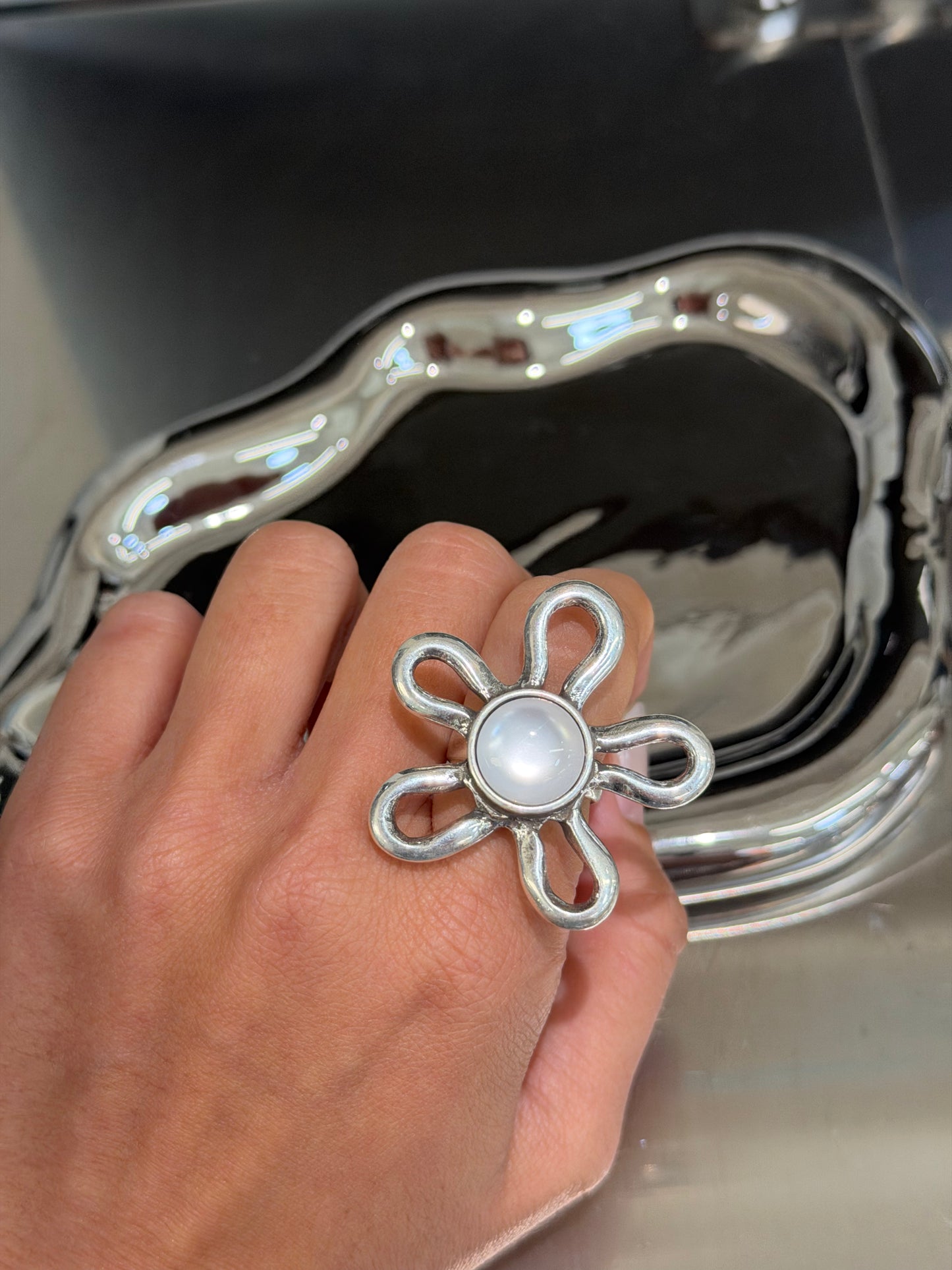 Otro Accesorio 西班牙手工飾物 - Hollow Flower Ring [NEW ITEM!]