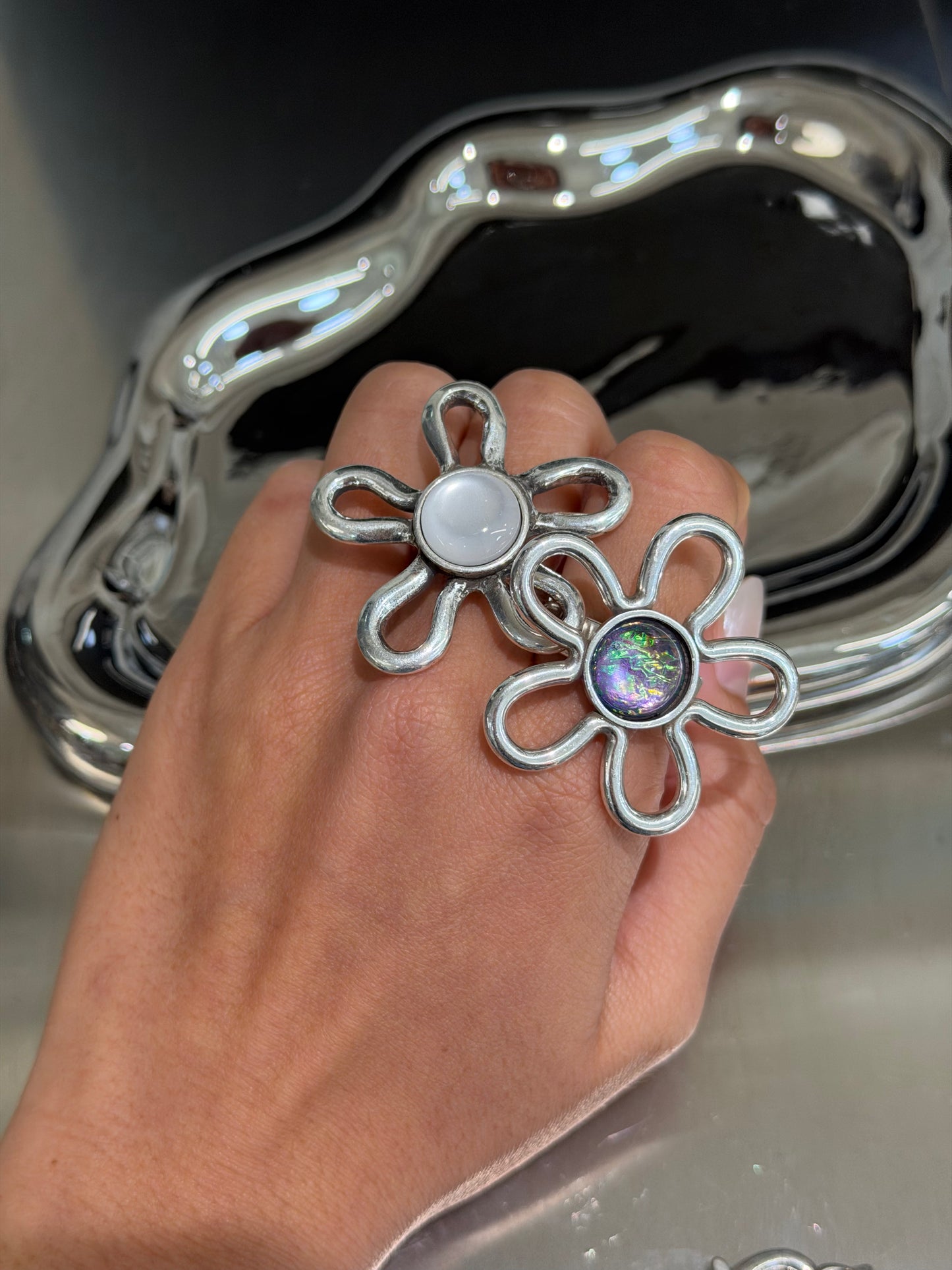 Otro Accesorio 西班牙手工飾物 - Hollow Flower Ring [NEW ITEM!]