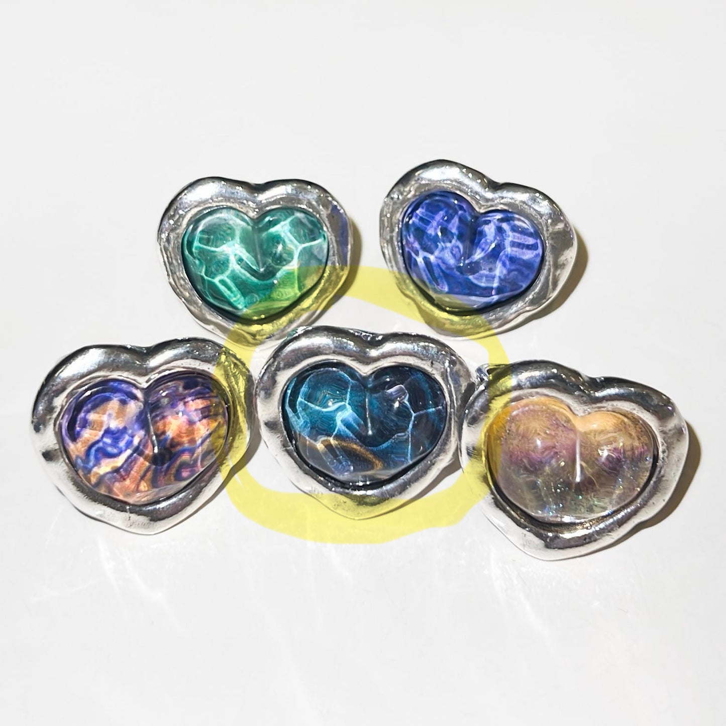Otro Accesorio 西班牙手工飾物 - Galaxy Heart Ring [寶石戒指顏色美極 可自行調節!]
