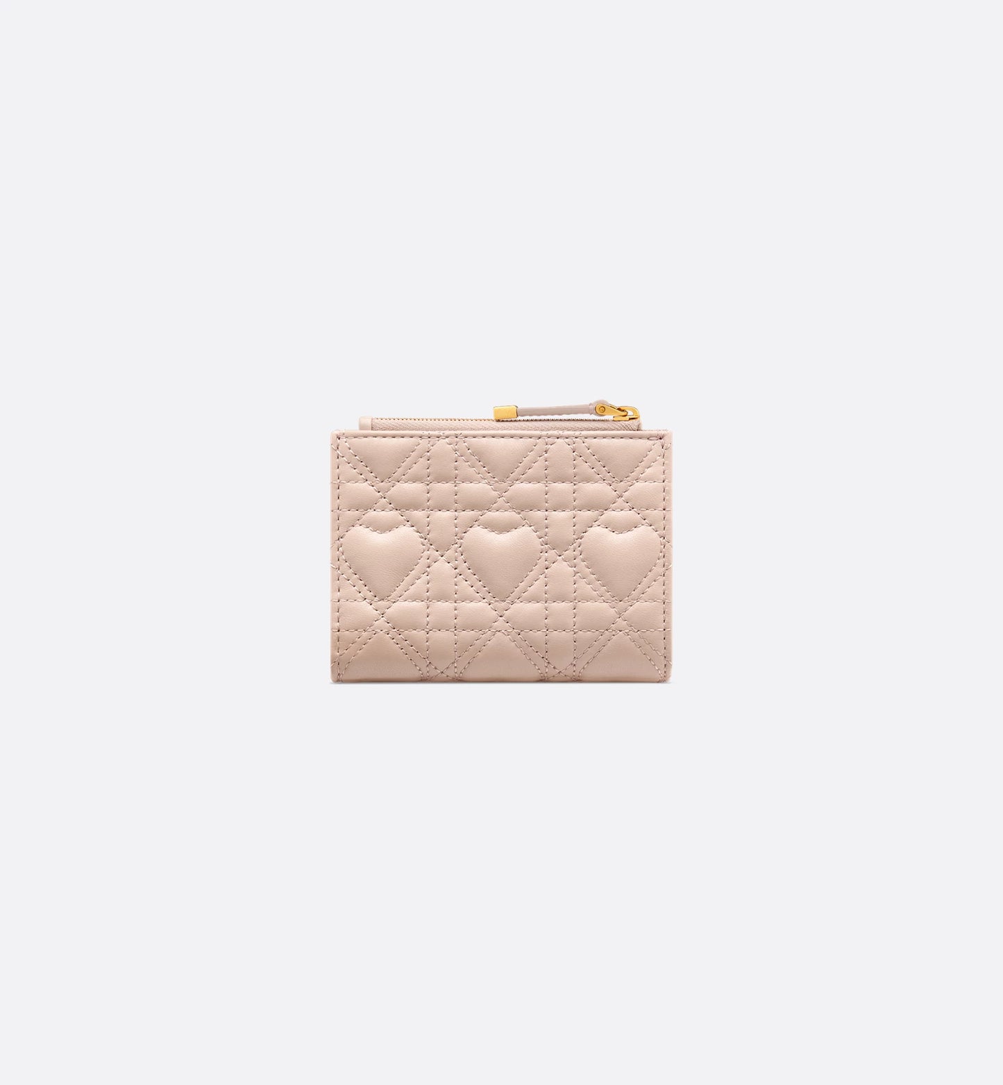 Dior日本聖誕限定愛心鑽扣系列 Caro Dahlia Wallet 小銀包