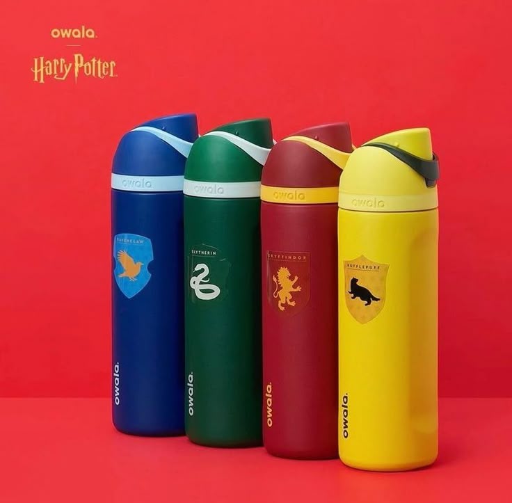 美國 Owala Harry Potter Collection FreeSip隔熱不鏽鋼吸管水瓶 24oz