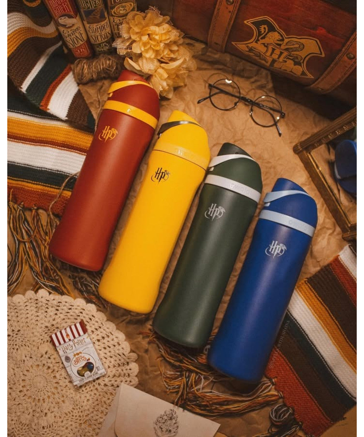 美國 Owala Harry Potter Collection FreeSip隔熱不鏽鋼吸管水瓶 24oz