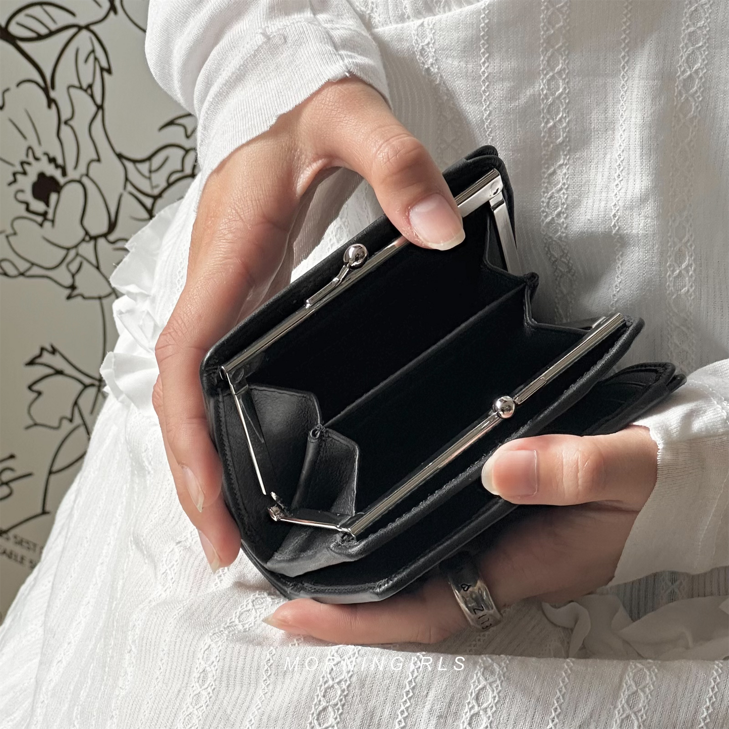 Vivienne Westwood Black Injected Orb Wallet