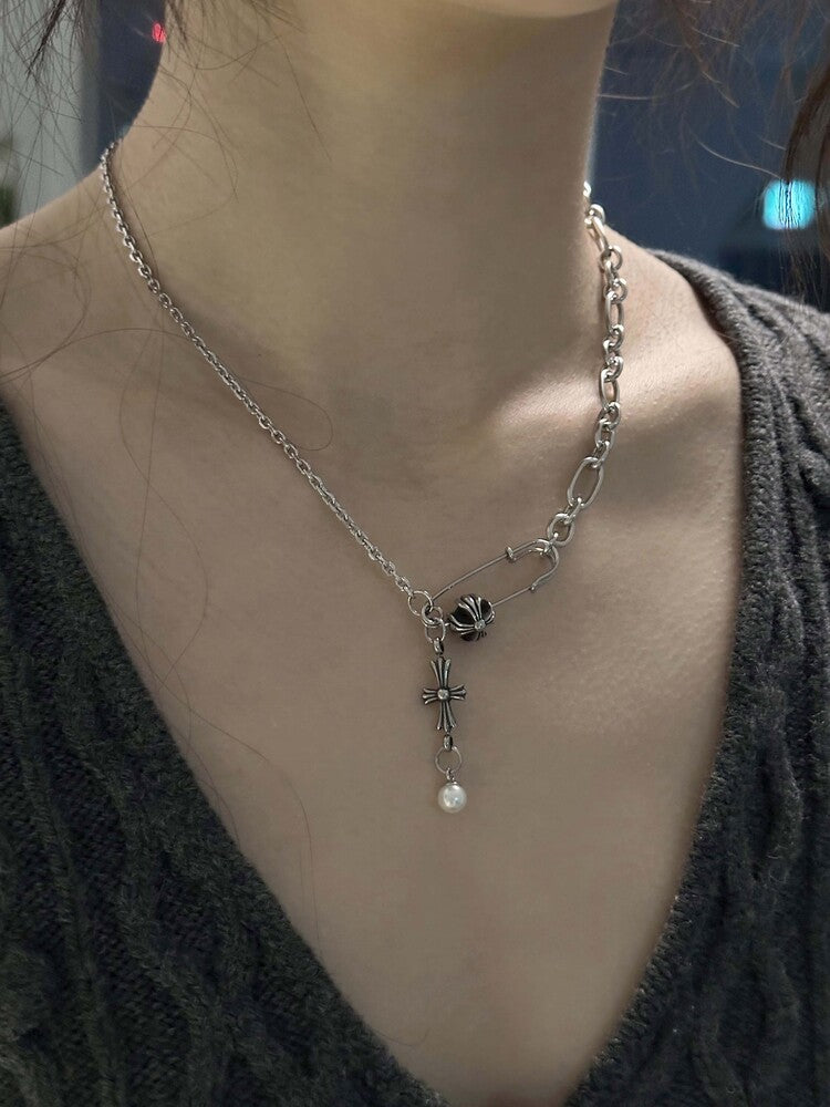 韓國OFUSE Pearl Drop Necklacet [ITZY YEJI同款]