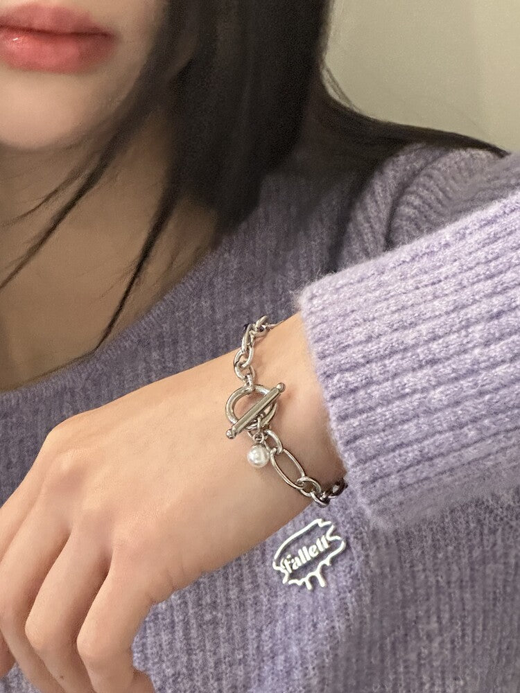 韓國選物🇰🇷 OFUSE Pearl Drop Bracelet
