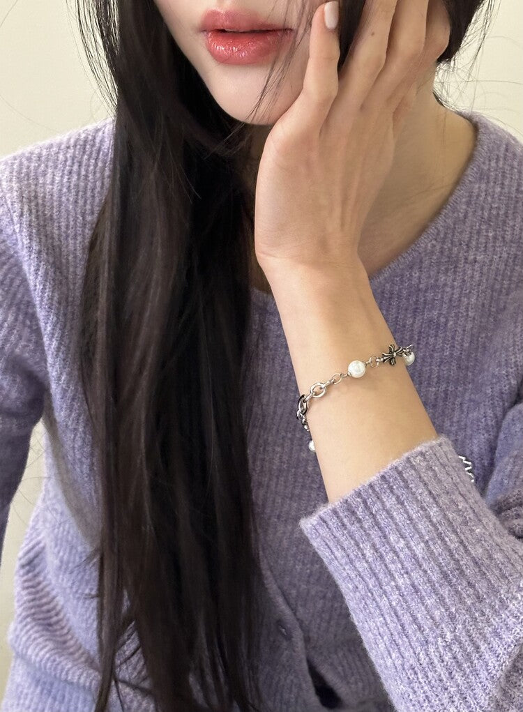韓國選物🇰🇷 OFUSE Pearl Drop Bracelet