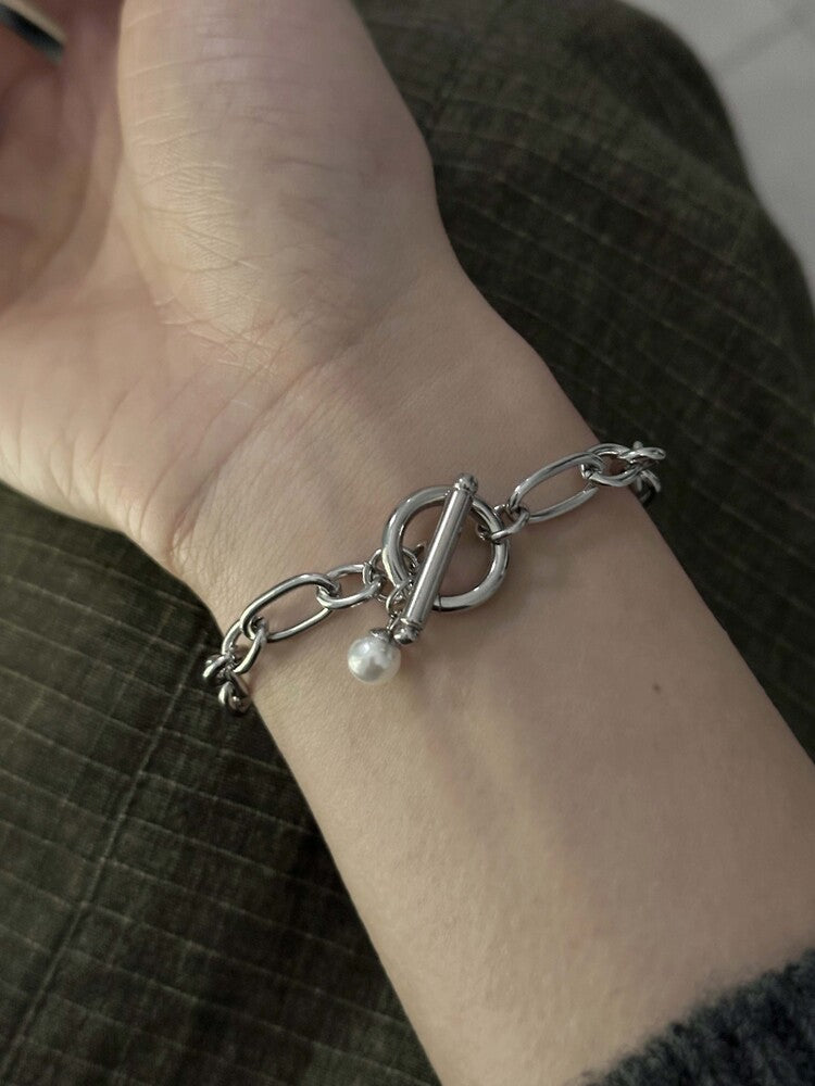韓國選物🇰🇷 OFUSE Pearl Drop Bracelet