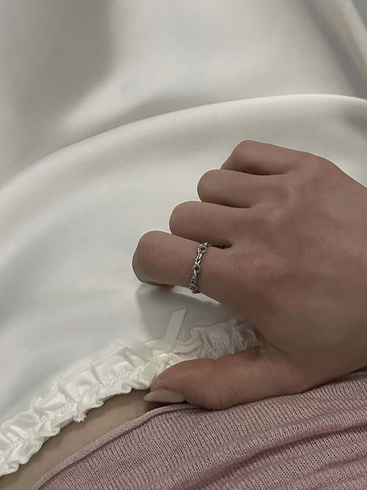 韓國OFUSE Heart Knot Ring