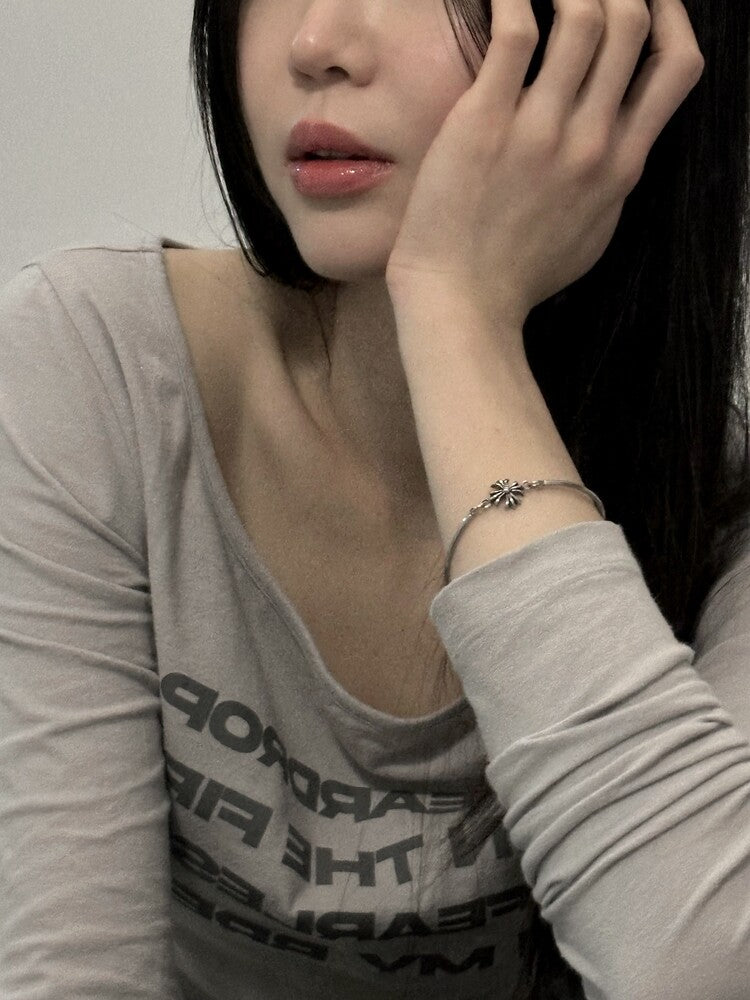 韓國OFUSE Cross Round Bracelet [aespa Giselle同款]