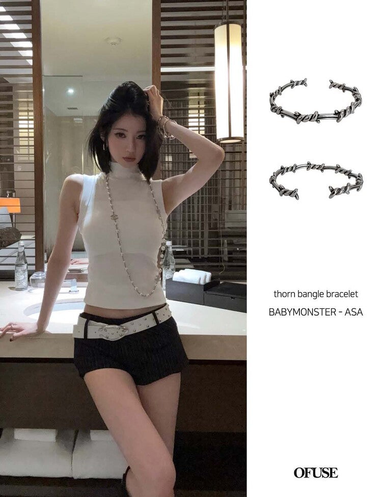 韓國選物🇰🇷 OFUSE Thorn Bangle Bracelet [BABYMONSTER ASA/aespa Giselle同款]