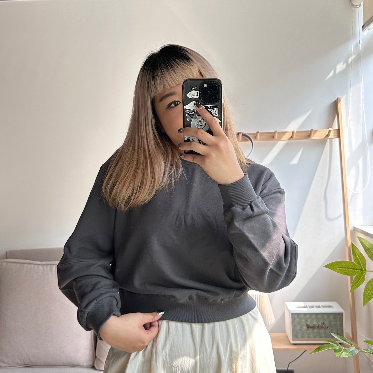 Basic Cropped Sweatshirt 4色入 微寬鬆 超抵!! 售完不補 [門市搬遷清貨限時優惠$69!]