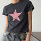 One Star Cropped Tee 4色入
