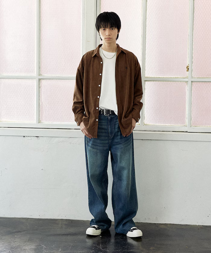 U.S. POLO ASSN. X PUBLUX寬鬆燈芯絨恤衫 [男女可穿unisex 新品優惠中]