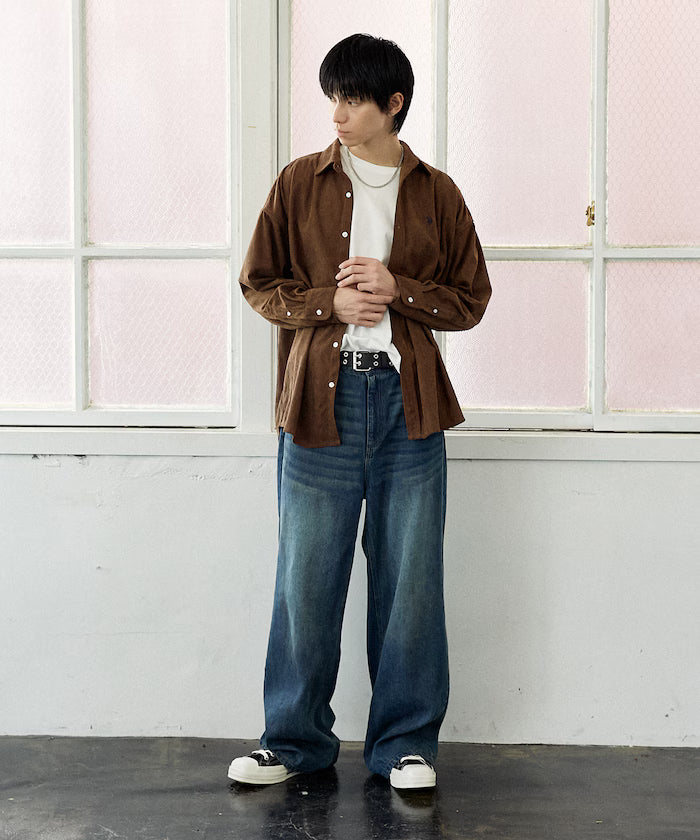 U.S. POLO ASSN. X PUBLUX寬鬆燈芯絨恤衫 [男女可穿unisex 新品優惠中]