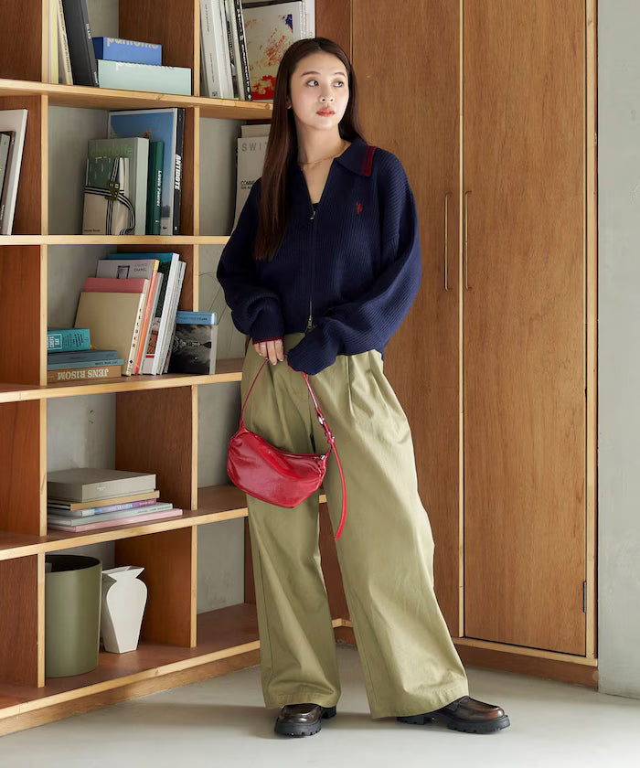 U.S. POLO ASSN. X PUBLUX 大人氣企領針織雙拉鍊外套 [日本直送新品優惠中]