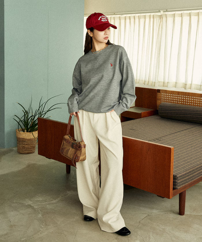 U.S. POLO ASSN. X PUBLUX 圓領薄針織上衣 [男女可穿Unisex 新品優惠中]