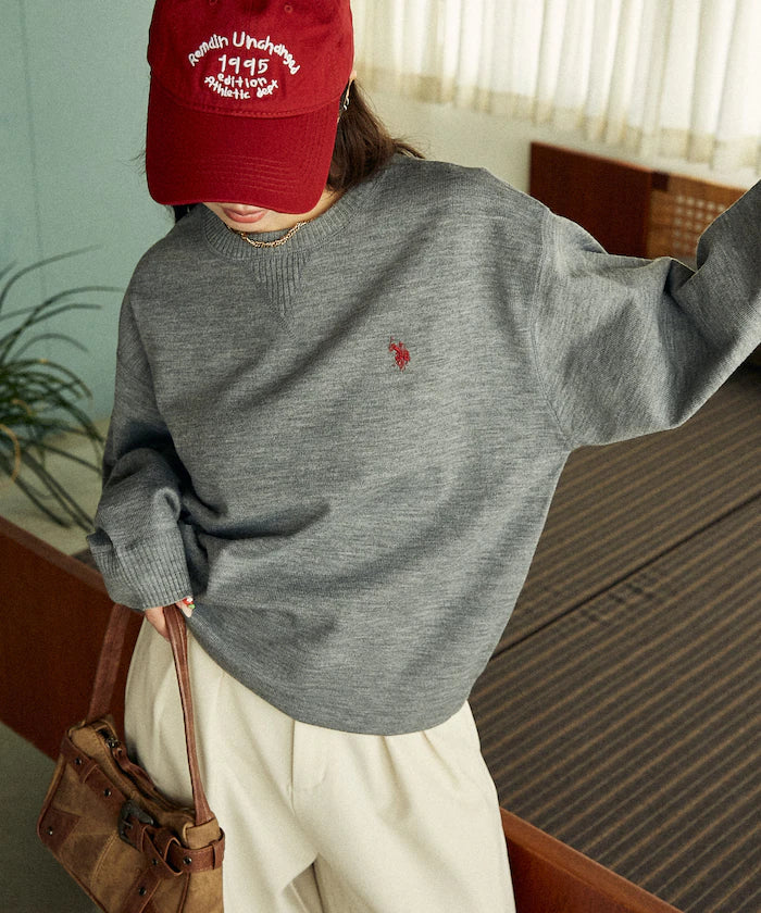 U.S. POLO ASSN. X PUBLUX 圓領薄針織上衣 [男女可穿Unisex 新品優惠中]