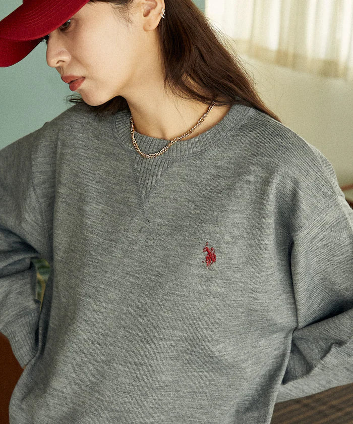 U.S. POLO ASSN. X PUBLUX 圓領薄針織上衣 [男女可穿Unisex 新品優惠中]