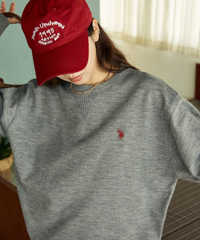 U.S. POLO ASSN. X PUBLUX 圓領薄針織上衣 [男女可穿Unisex 新品優惠中]