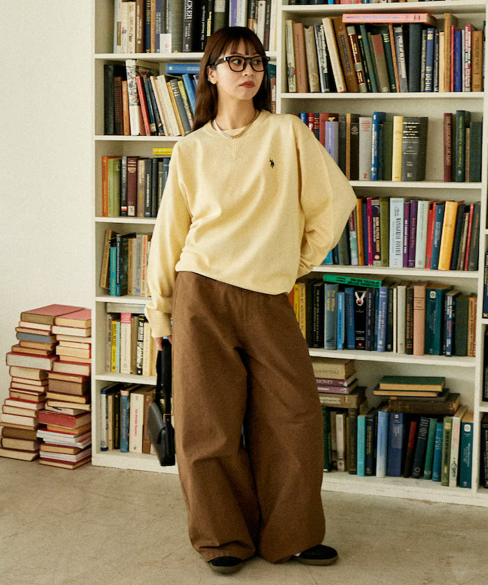 U.S. POLO ASSN. X PUBLUX 圓領薄針織上衣 [男女可穿Unisex 新品優惠中]