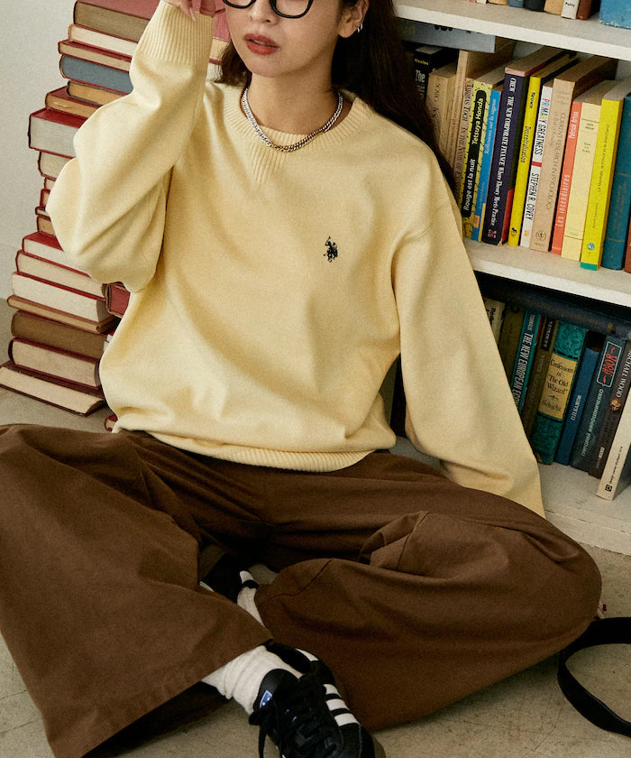 U.S. POLO ASSN. X PUBLUX 圓領薄針織上衣 [男女可穿Unisex 新品優惠中]