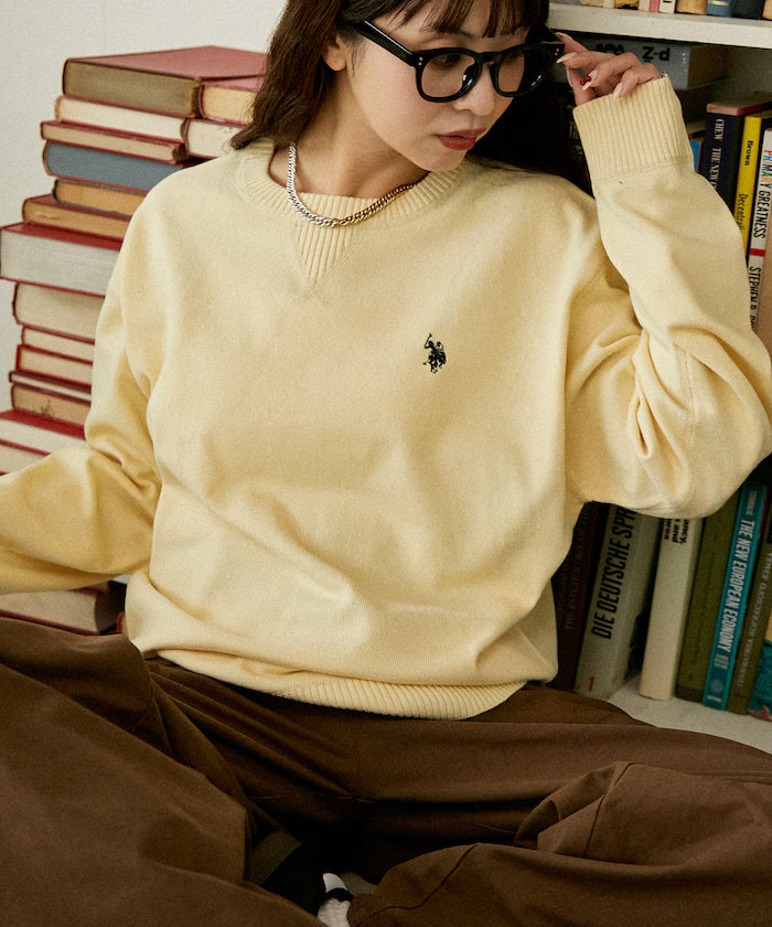 U.S. POLO ASSN. X PUBLUX 圓領薄針織上衣 [男女可穿Unisex 新品優惠中]