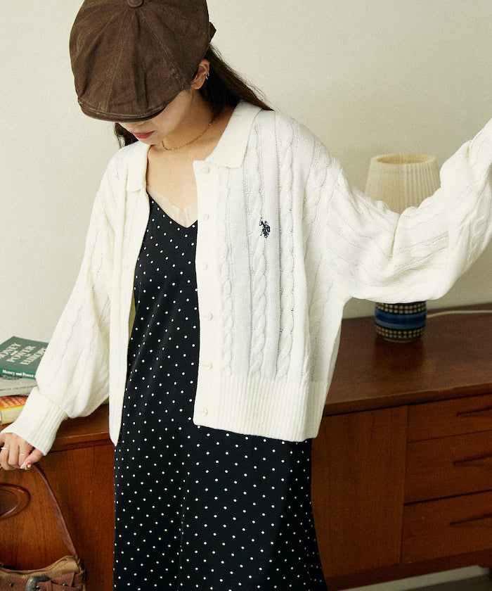 U.S. POLO ASSN. X PUBLUX 大人氣企領針織鈕扣毛衣 [日本直送新品優惠中]