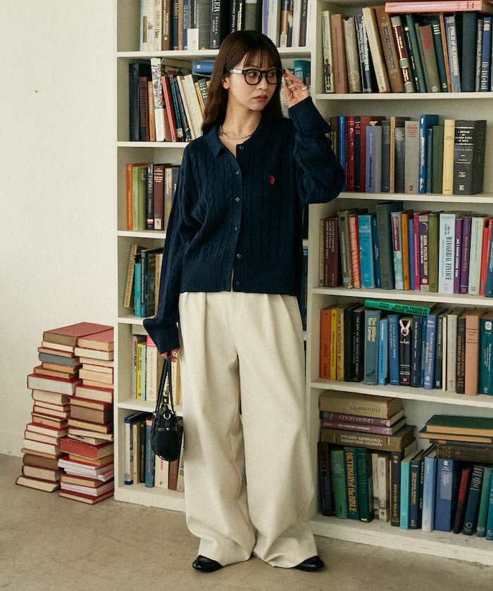 U.S. POLO ASSN. X PUBLUX 大人氣企領針織鈕扣毛衣 [日本直送新品優惠中]