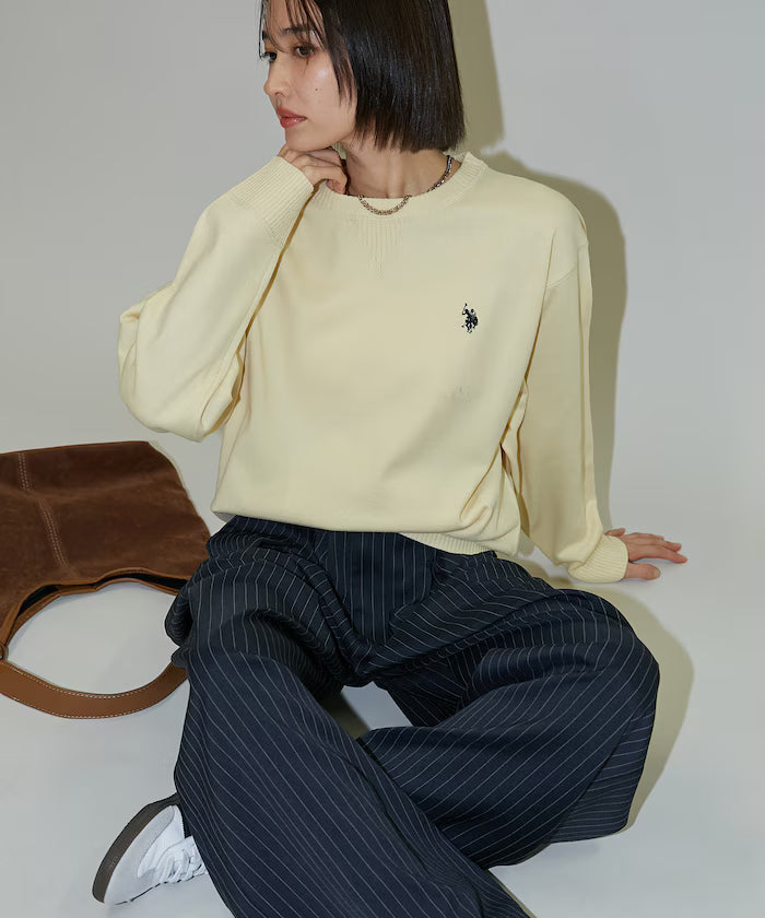 U.S. POLO ASSN. X PUBLUX 圓領薄針織上衣 [男女可穿Unisex 新品優惠中]