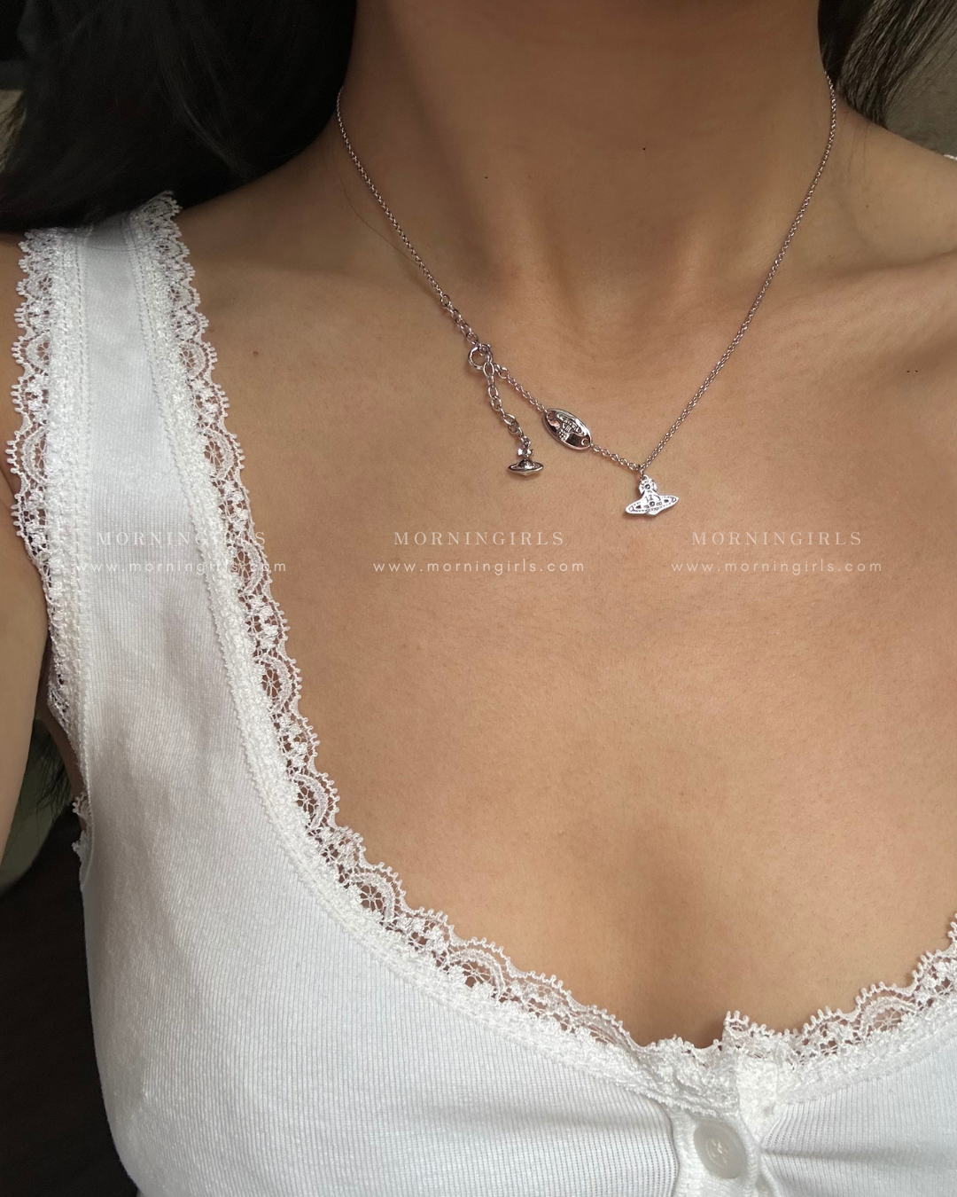 Vivienne Westwood Oslo Pendant Necklace (925 純銀) [敏感寶寶友好]