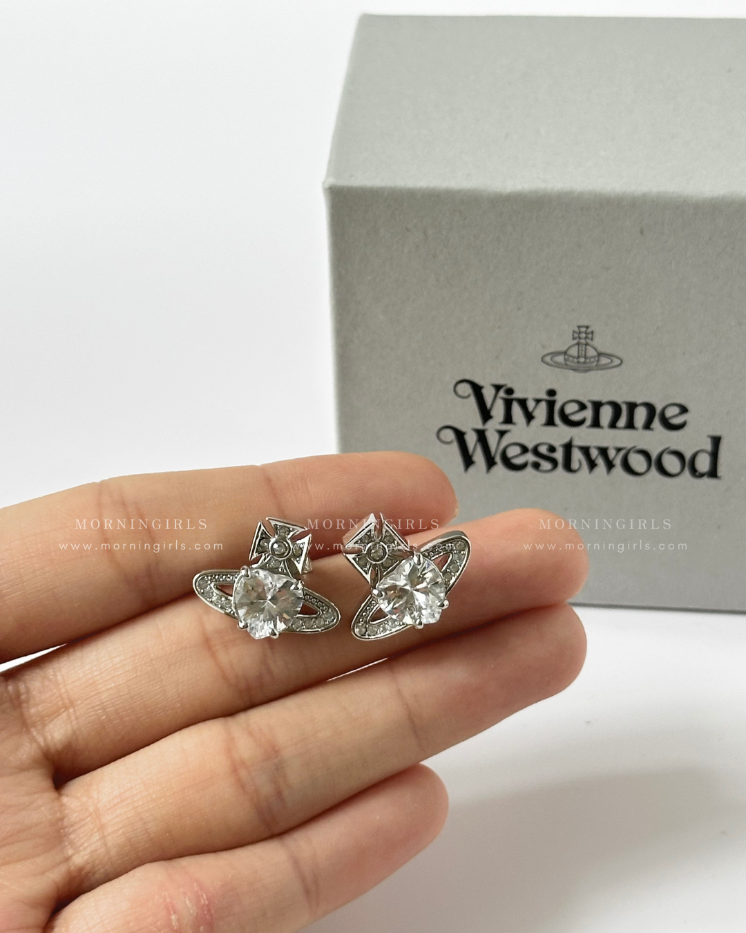 Vivienne Westwood Ariella Necklace 閃鑽愛心系列 [頸鏈耳環一套發售!］