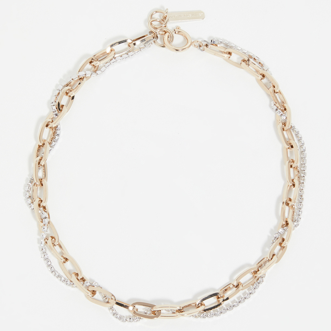 Justine Clenquet 法國飾物 - Gold & Silver Kirsten Necklace