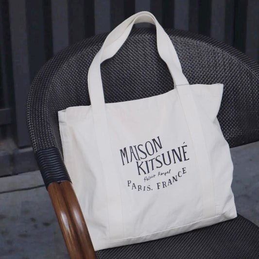 Maison Kitsuné 小狐狸 Tote Bag [文字款]